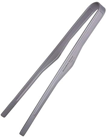 Boundless Voyage Titan Clip Mehrzweck Pinzette für Tee Tassen Lebensmitteln Steak Grillen Lange Zange Steakfeuer Schürhaken 17cm
