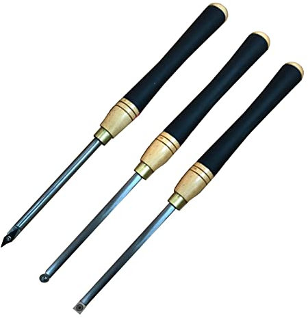 Drechseleisen Drechselmesser Drechselwerkzeuge Drechselwerkzeug DrechselmeißEl Hartmetall 3 Teiliges Set ZubehöR DrechselzubehöR Drechselbeitel DrehmeißEl DrechselmeißEl
