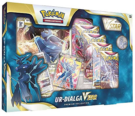 PoKéMoN Ur-Dialga VSTAR Premium Kollektion | Pokemon Sammelkarten | Sammler-Edition, (45416)