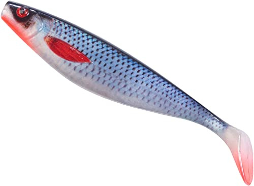 Balzer Shirasu Photo Print 3D Shad 2.0 UV - Gummifisch Angelköder für Zander, Hecht & Barsch