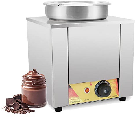Macchina Commerciale, temperatrice Professionale per Cioccolato, Macchina per sciogliere Il Cioccolato Commerciale da 5 Litri 30 ℃ ~ 110 ℃, scaldasalse Elettrico da 500 W per negoz