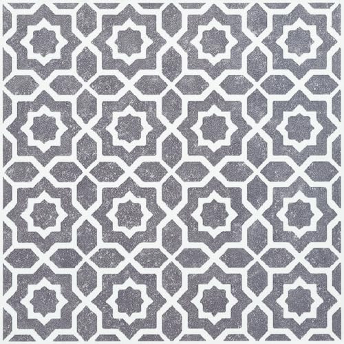 d-c-fix 6x dalle PVC adhesive murale Lina gris 15x15 cm - stickers carrelage pour crédence cuisine, salle de bain - décoratif autocollant carreaux muraux