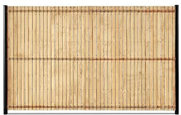 Gardenode Kit d'occultation BOIS MELEZE maille 55 Lg 2m50 - ép 8mm x H 1m93 - Occultation optimale - PEFC certifié - Brown - Style champêtre - 1 unité - 193 cm x 193 cm
