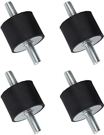 4 Stück M10 Stoßdämpfer, Gummi Vibrationsisolator Anti Vibrations Silentblock Halterungen für Generator Motorhalterungen Luftkompressor Pumpen