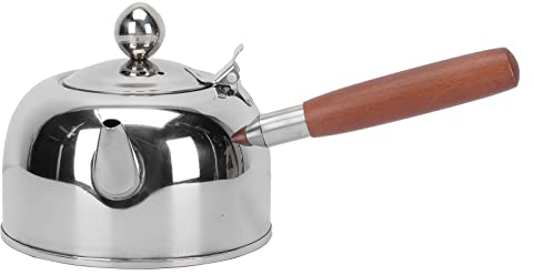 1 pièce, bouilloire, théière en acier, chauffe-café turc, cafetière grecque, casserole en métal, poêle à lait, Machine à expresso, tasses à expresso, théière chauffante, théière en bois, Miss ménag