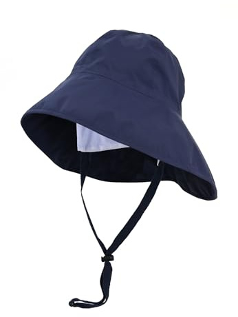 crazy4sailing Südwester Regenhut Herren & Damen Storm – Wasserdichter Segelhut mit Futter & Kinnband – Klassischer Ölzeug Regenhut für Segeln, Angeln & Outdoor – Winddicht & Atmungsaktiv