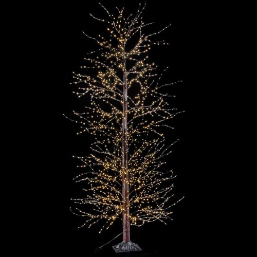 Gruppo Maruccia - Árbol de Navidad Luminoso - 360 Ramas, 2000 LED - Uso Total y Exterior - Altura 2,40 MT