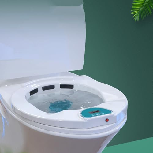 Tousiyra 5PS Elektrisches Sitzbad, Bidet Einsatz Für Toilette,2800ml Elektrisches Sitzbad Für WC-Sitz,LED-Anzeige Sitzbad Für Frauen Und Männer, Salzschüssel
