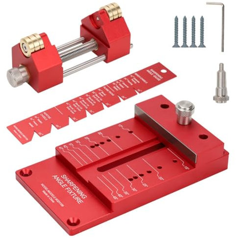 Stthherk Wood Chisel Plane Sharpening Guide Angle Block Honing Sharpener Jig Tool Angle Fixture for Woodworking Chisel