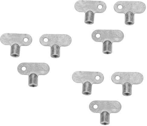 HOMSFOU 9pcs Radiator Vent Key Square Socket Bleeding Key for Water Tap Wrench