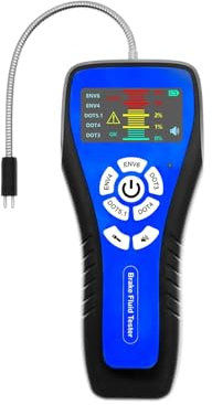 EDEDE Bremsflüssigkeitstester, Bremsflüssigkeitstester Hohe Präzision Mit Farb-LCD-Bildschirm Tester Auto Bremsflüssigkeitsdetektor Bremsflüssigkeit Teststreifen Kalibriert