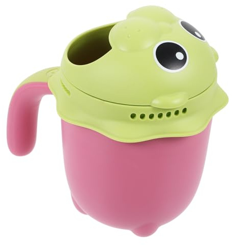 Milisten Vaso para Champú y Baño Enjuagador de Cascada para Taza para Baño Capacidad Grande Taza de Plástico para Lavado de Cabello Útil Enjuagador Infantil