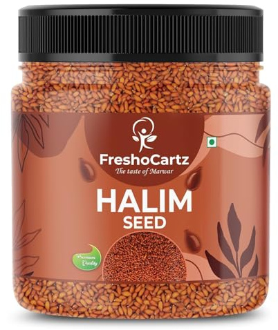 Garden Cress Halim Seed| Asaliya Seds | Halim Seeds For Eating | Asalia | Non GMO High in Fibre & Omega 3 | Immunity Booster Alivs - Jar Pack (Asaliya, 400g (Pack of 1))
