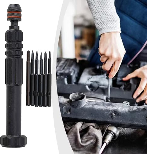 Jeu de tournevis 6 en 1 pour vis Torx et cruciformes, conception magnétique pour une manipulation sans effort