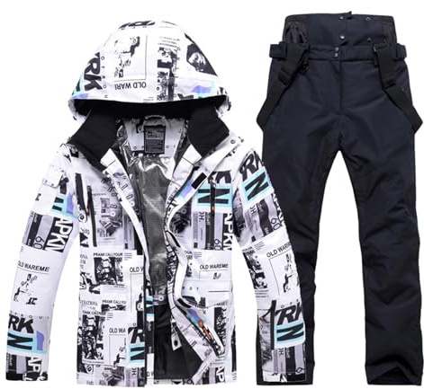Tenue De Ski Homme Femme Chaud Polaire Anti Vent Respirant Résistant Snowboard Double Planche Couple Pantalon Veste