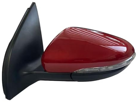 Auto Rückspiegel Baugruppe Für VW Für Golf 6 Für MK6 2009 2010 2011 2012 2013 Autospiegel Mit Beheizter Blinkerlampe Links Rechts Rückfahrkamera Auto Außenspiegel(Red left)