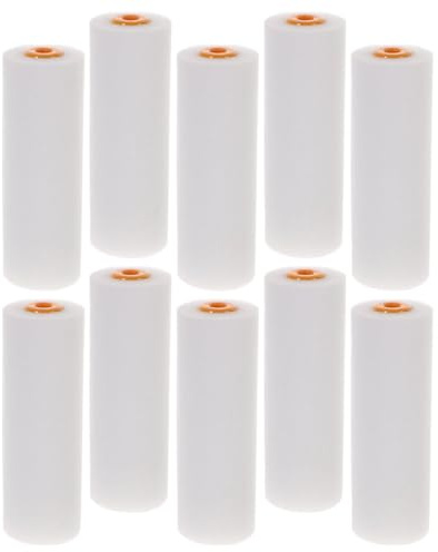 Ipetboom Fundas de Esponja para Rodillo de Pintura 6 Pulgadas Repuesto 10 Piezas Esponja de Baja Densidad para Pintar Paredes y Decoración del Hogar Suministros Prácticos para Pintar
