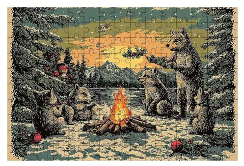 Puzzle 1000 Teile Tier, Retro Puzzle 1000 Teile Erwachsene, Puzzel für Die Ganze Familie, Klassische Puzzles Geschicklichkeitsspiel, Holzpuzzle für Geschenke für Frauen, Männer, Deko Wohnzimmer -2317