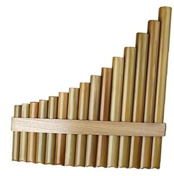 Professionelle Traditionelle Holzblasflöte Aus Bambus 15 Pfeifen Panflöte In G Tonart(Right hand)