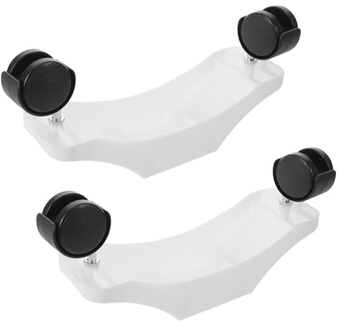 JOINPAYA Base Soporte Ruedas para Calentador Eléctrico Tipo Chasis, 2 Piezas Patas Resistentes, para Estufas Eléctricas Radiador en Interiores y Exteriores