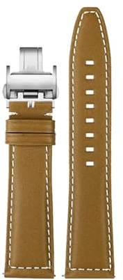 PNESHGTT Lederarmband 21,22 mm, kompatibel mit Longines SPIRIT Rolex Black, Green Water Ghost Omega SEAMASTER 300 Italian Cold Watch