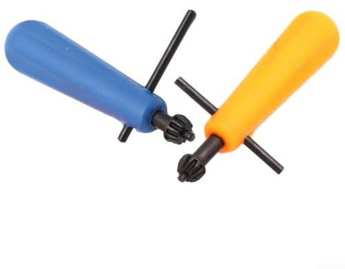 MKTOLHUS Chiave per mandrino per trapano dal design ergonomico per una presa sicura, dimensioni 4 mm o 6 mm, chiave per mandrino per trapano elettrico e smerigliatrice da appendere (4 mm)