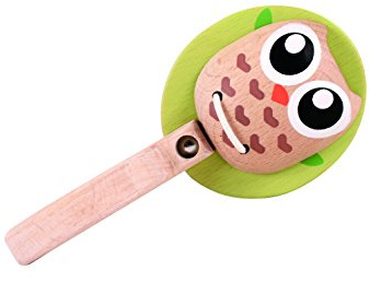 EverEarth EE33584 Rassel Eule, Natur und bunt