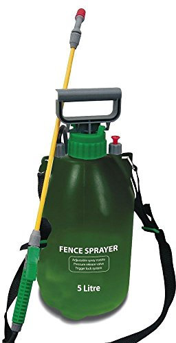 BARGAINS-GALORE 5L GARDEN PRESSURE SPRAYER KNAPSACK WEEDKILLER CHEMICAL FENCE WATER SPRAY BOTTLE (5Ltr Fence Sprayer)