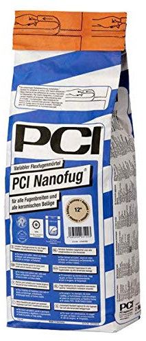 PCI Nanofug Variabler Flexfugenmörtel 4 kg - 19 basalt - Für Fugen mit hohem optischem Anspruch - Für alle Fugenbreiten