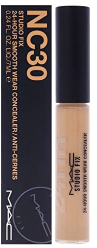 Studio Fix 24 Hour Smooth Wear Concealer - NC30 by MAC for Women - 0.24 oz Concealer