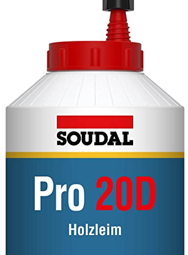 Soudal Pro 20D, Holzleim, D2, 750g, Flasche