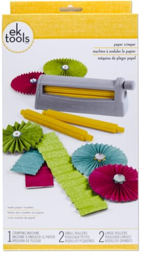 EK Success Papier-Crimper, Hellgrau, 5.81 x 11.16 x 2.5 cm