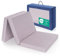 Alvi Colchón Cuna 120 x 60 cm - Base Acolchada de Espuma Plegable con Funda de Algodón Extraíble - Colchoneta Transpirable Grosor 6 cm - Superficie de Descanso Portátil - Gris