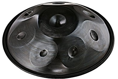 Sonic Energy Harmonic Art Handpan – Akebono F, 8 Töne, 440 Hz – Nitrierter Stahl – Für Meditation, Yoga, Percussion – Inkl. Zubehör (HD4)