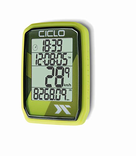 CICLO PROTOS 105 verkabelter Fahrradcomputer, mit 5 automatischen Funktionen