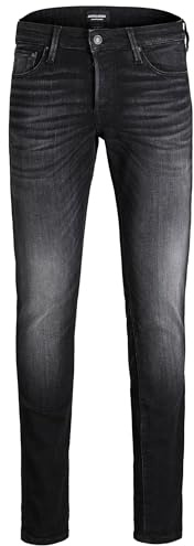 JACK & JONES Slim Fit jeans JJIGLENN JJICON JJ 557 50SPS NOOS slim fit jeans, Svart denim, 34W / 32L
