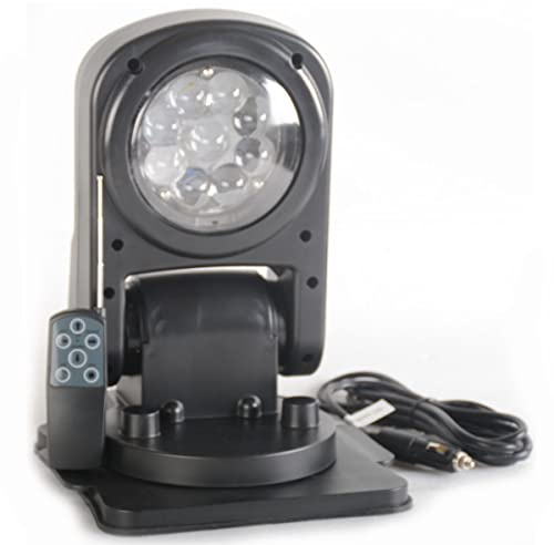 Led Search Light 360 Degrees Rotating Remote Control Folderble 9-32V Work Lamp Spot Driving Lamps Fog Lights Offroad Lights SUV ATV 4wd Truck Boat Lighting (7inch 45w (P001))