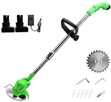 Tagliabordi portatile senza fili, Tagliabordi elettrico agricolo regolabile Tagliabatterie al litio ricaricabile, Strumento portatile per tagliare il giardino, Caricatore rapido (Dimensioni: 24V)