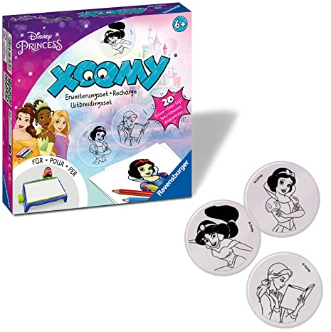 Ravensburger – Xoomy – Recharge – Disney Princesses – Dessin – Loisir créatif – Activité détente et créative – Dès 6 Ans – 23535 – Version française, Taille Unique