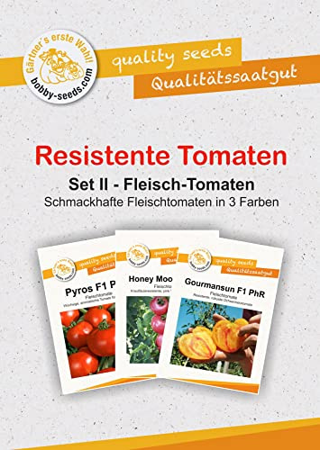 Resistente Tomaten Set II Fleisch-Tomaten Tomatensamen von Bobby-Seeds
