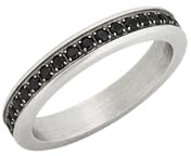 Breil Collezione LIGHT ROW, Anello Uomo in Acciaio, Gioiello idee regalo uomo