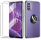 HuiYouMY Funda con Cristal Templado 2Pcs con 1Pcs Ring, Protectora Capa Compatible with Nokia G42 5G Antigolpes Fundas Carcasa Compatible with Nokia G42 5G Silicona Funda de Móvil Clear