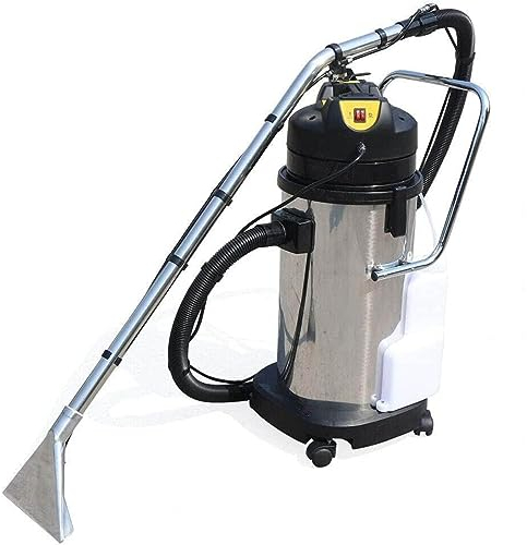 Generic Máquina limpiadora de alfombras comercial, 40 L, portátil, 3 en 1, extractor de polvo en seco y húmedo | Extractor de polvo resistente para limpieza profesional