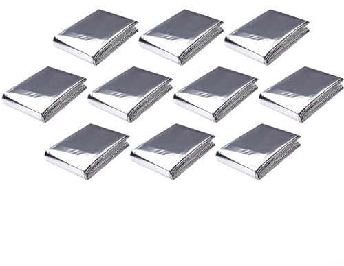 Mylar-Folien für Pflanzenwachstum, Mylar, reflektierende Folie, Pflanzen, Garten, Gewächshaus, Abdeckfolie für Pflanzen, Wachstumsraum, Camping, einfaches Zelt (160 cm x 210 cm, 10 Stück)