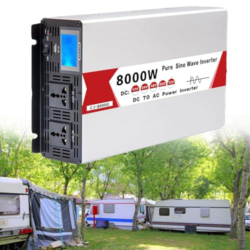 inversor 12V 24V 48V 60V A AC 110V /220 V Onda Pura 8000W 6000W，convertidor de Corriente para Coche Placa Solar de Aislamiento galvanico,8000W-48VTO110V