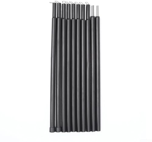 Tent Pole Adjustable Camping Tarpaulin Awning Canopy Telescopic Metal Tent Rods Accessories for Headroom Canopy Porch Sun Shade Sail