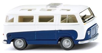 Wiking 028997 H0 Ford FK 1000 Panoramabus saphirblau weiß Miniaturmodell Spur HO 1:87 Kein Spielzeug!