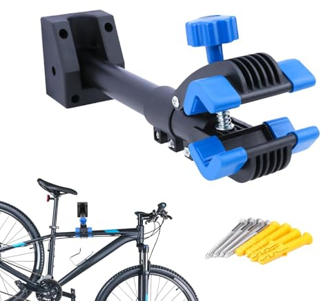 Fahrradhalterung – Fahrradklemmständer, Reparaturständer | Robuster Fahrrad-Wandhalter Für Fahrräder Und Montageständer, Faltbarer Fahrrad-Reparaturständer Für Den - Und Werkstattgebrauch, Kompakt