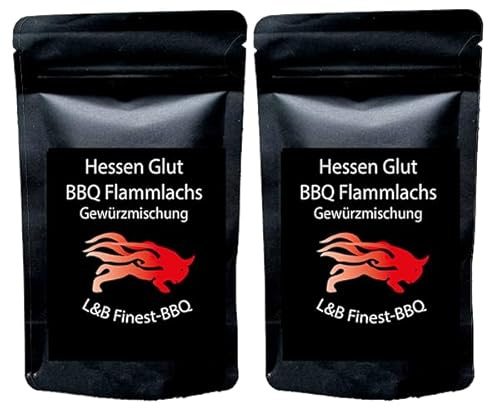 Hessen Glut Flammlachs Gewürzmischung - die ideale BBQ Gewürzmischung mit dem extra Geschmack für Flammlachs