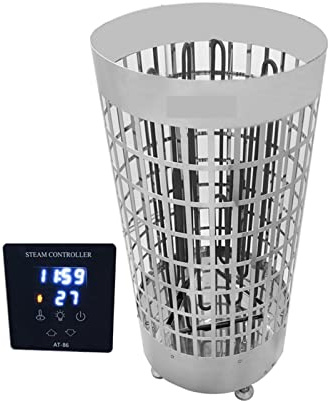Saunadampf 6KW-18 kW Saunaheizung tragbarer intelligenter Trockenwärme Sauna 1 5 kW Elektrischer Saunaheizungsherd mit internem Controller(8kw)